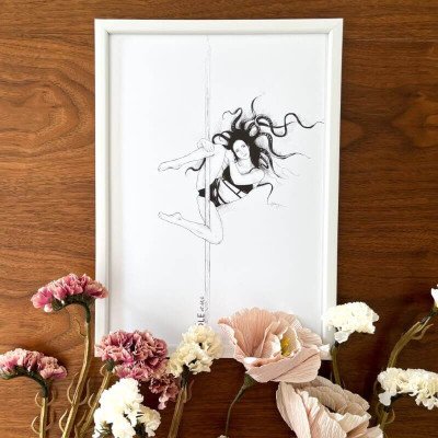 Plakat A4 Spider Octo z ramką