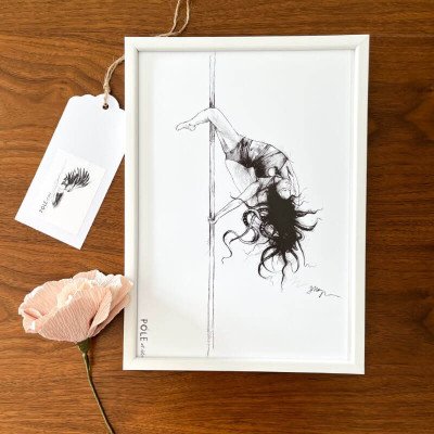 Plakat A4 Compass Octo z ramką